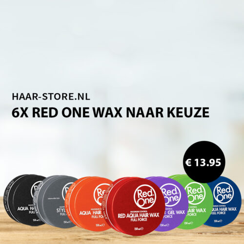 6 x Original Red One Wax Naar Keuze