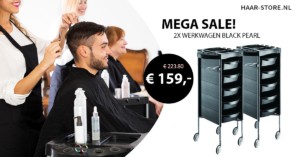 Kappers Werkwagen Black-Pearl