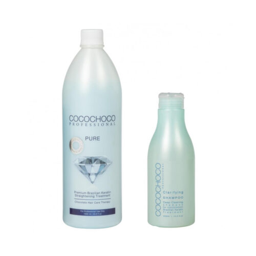 Pure Brazilian COCOCHOCO Keratin 1000ml + Clarifying Shampoo 400ml COCOCHOCO