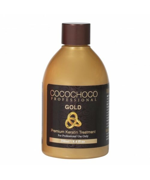 Gold Brazilian Keratin 250ml + Clarifying Shampoo 400ml COCOCHOCO