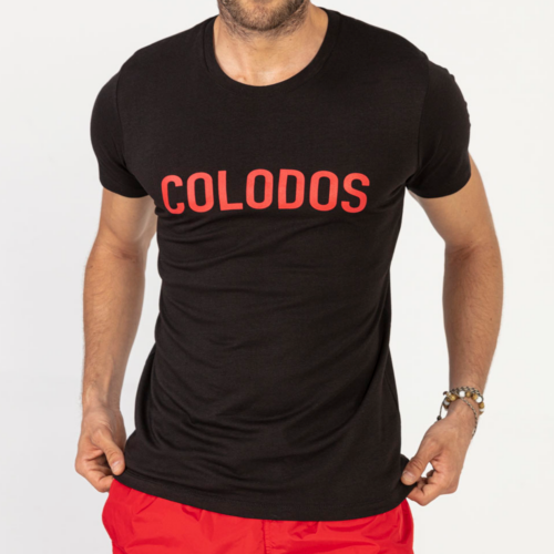 T-Shirt COLODOS Zwart & Rood