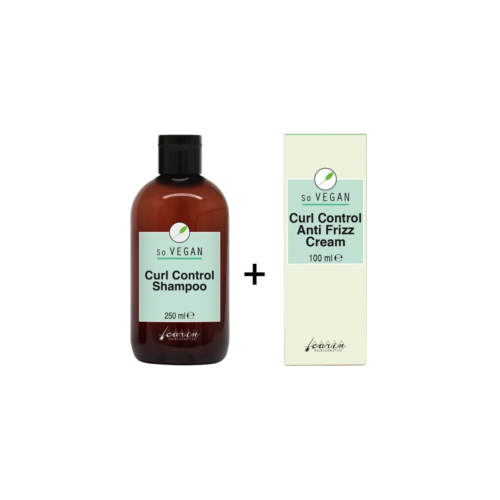 So Vegan Set Curl Shampoo + Anti Frizz Cream Curl Control 250 ML