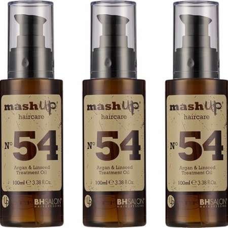 mashUp haircare N° 54 Argan & Linseed Treatment Oil 100ml – 3 stuks