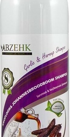 Abzehk Knoflook & Johannesbroodboom Shampoo, inhoud 400 ml