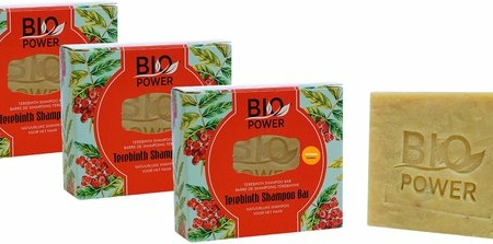 Abzehk Bio Power Terebinth Shampoo Bar Zeep 125g x 3