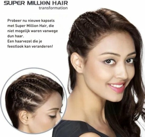 Super Million Hair 20 gram – grijs no 11