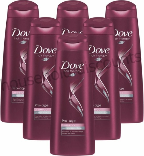 6x Dove Pro-Age Shampoo 6 x 250 ml – Voordeelverpakking